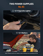 Load image into Gallery viewer, High-Efficiency 160 PSI Air Compressor with Dual Motors for Quick Tire Inflation