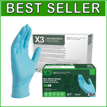 Load image into Gallery viewer, Industrial-Grade Blue Nitrile Gloves - Food-Safe, Powder-Free for Light Tasks