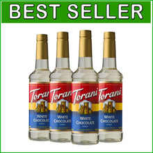 Load image into Gallery viewer, Rich White Chocolate Syrup For Lattes &amp; Cocktails - 25.4 fl oz x 4 Bottles