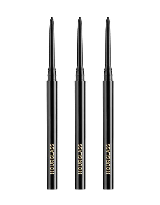 Luxurious Hourglass 1.5mm Gel Liner Trio in Obsidian - Perfect for All-Day Wear
