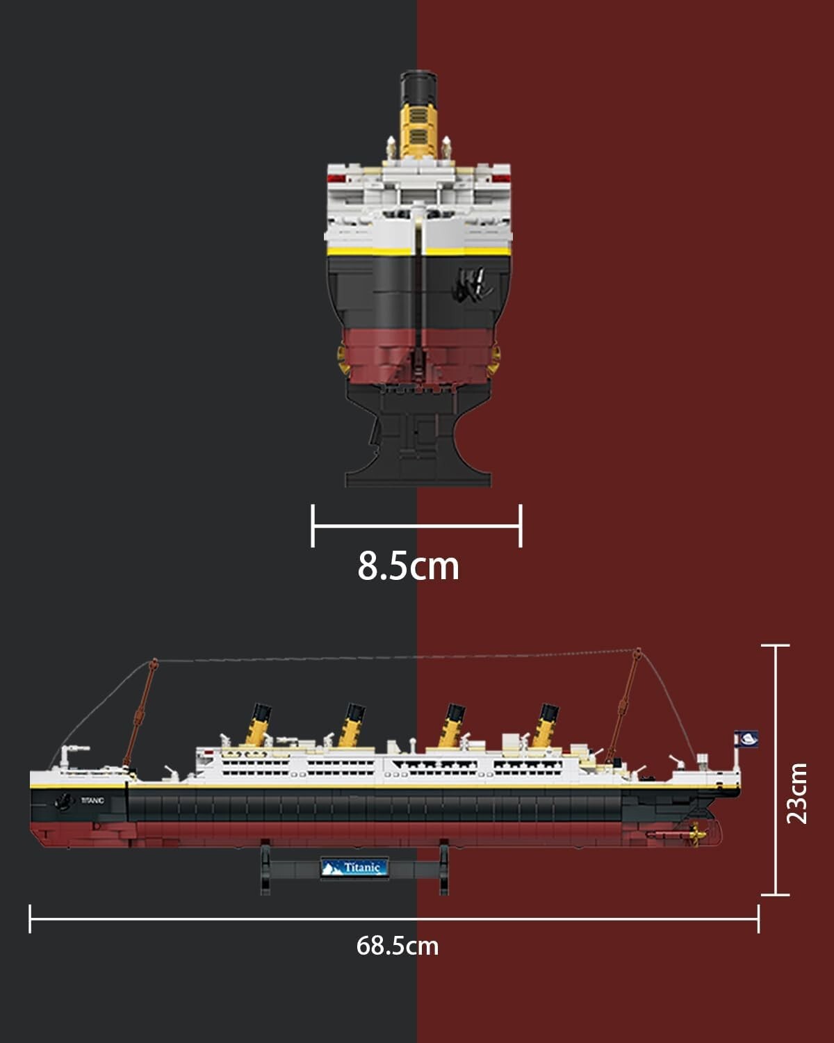 Detailed Titanic Model Building Set - 2022 High-Quality Blocks for Collectors