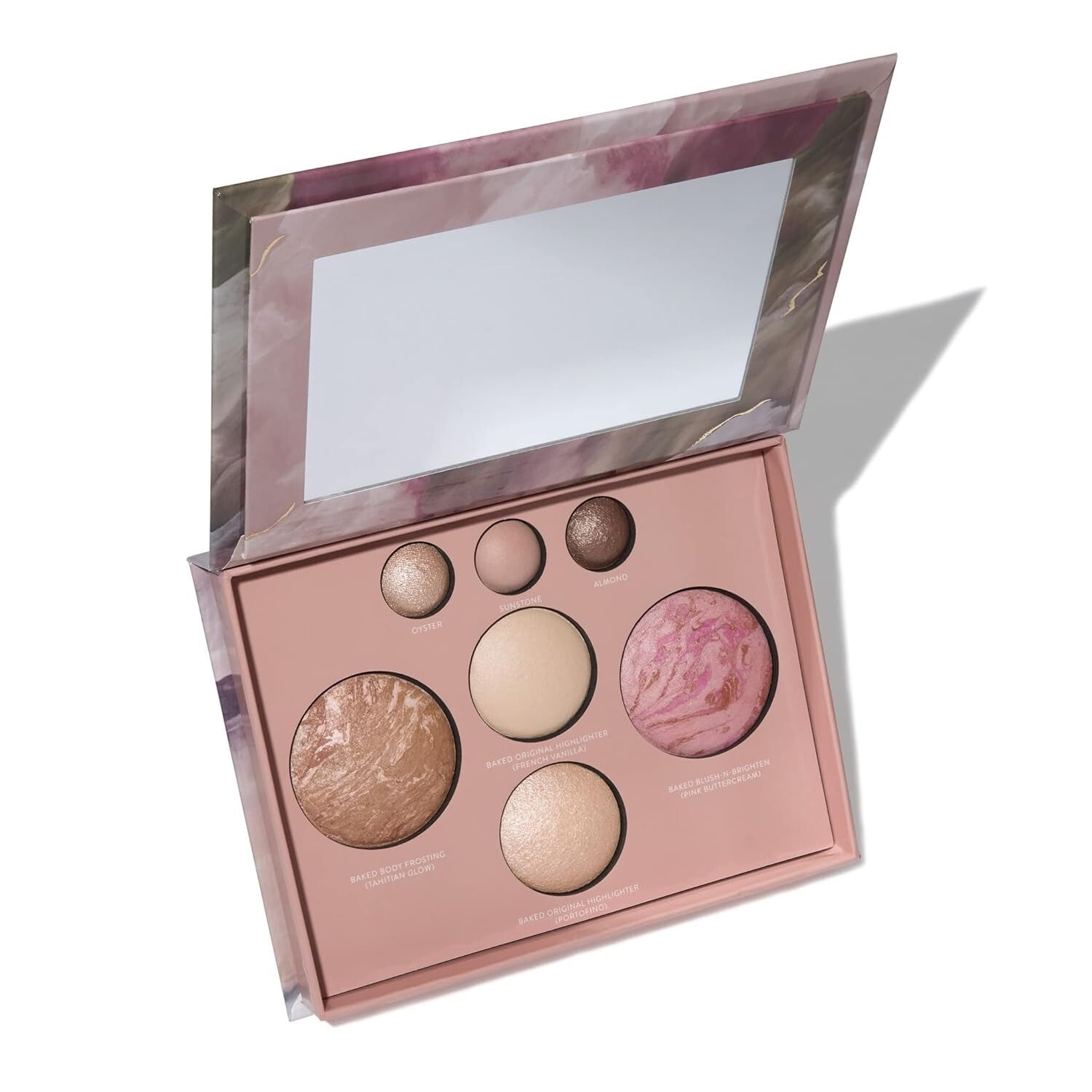 All-in-One Makeup Palette for Travel: Bronzer, Blush, Highlighters & Eyeshadows