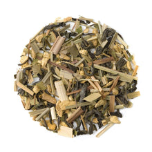 Load image into Gallery viewer, Invigorating Organic Ginger Lemon Green Tea - 1 lb Bulk Pouch, Enjoy Hot or Iced
