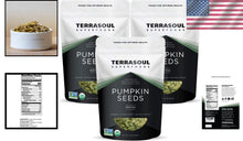 Load image into Gallery viewer, Fresh Unsalted Organic Pumpkin Seeds, 6 Lbs - 30-Day Money-Back Guarantee