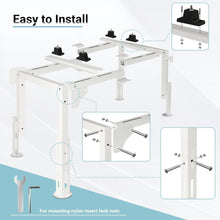 Load image into Gallery viewer, Anti-Vibration Mini Split Ground Stand for Outdoor AC Unit Installation