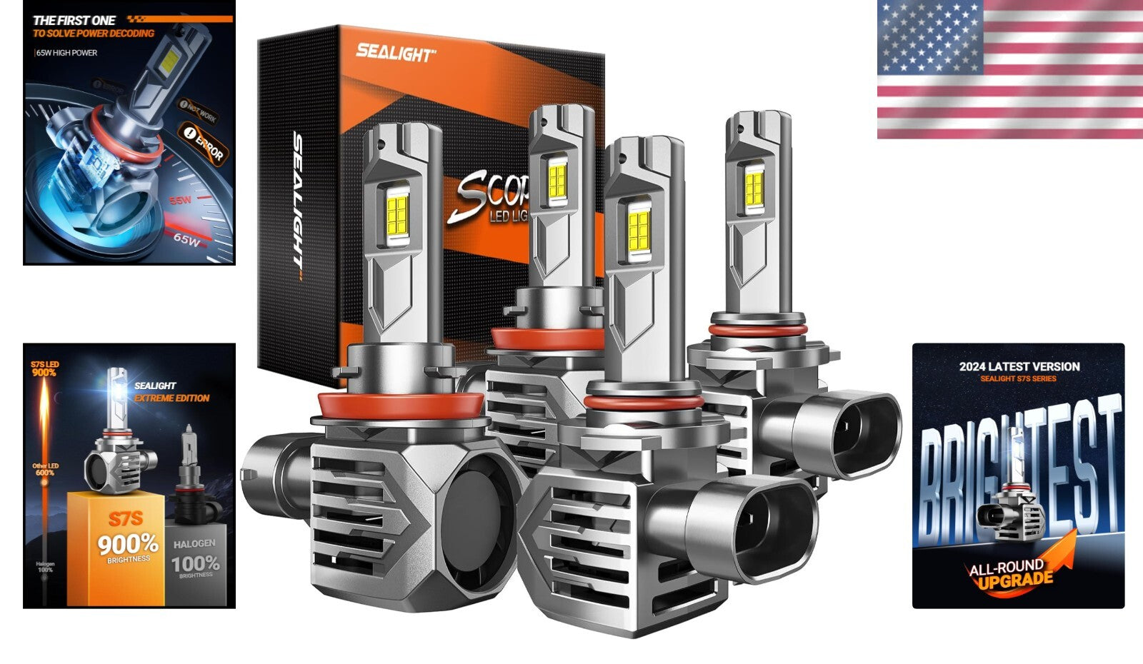 130W Wireless 9005/H11 Lights with 10 Years Lifespan - Superior Night Visibility