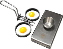 Load image into Gallery viewer, Professional 2 Ring Stainless Steel Egg Frying Rings for Consistent Results