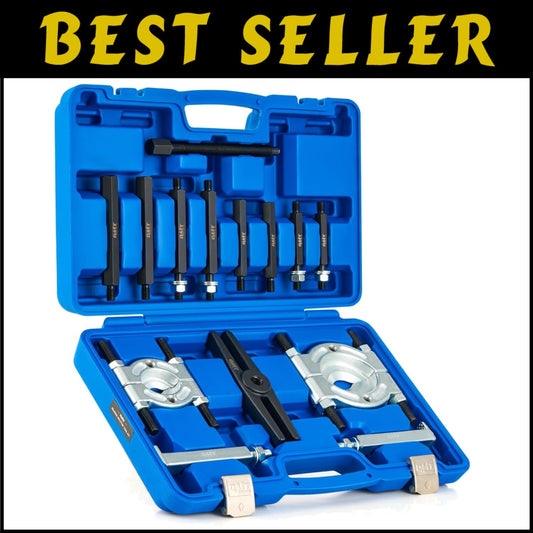 Versatile Pinion Wheel Bearing Separator Tool Kit with Compact Storage Case