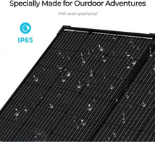 Load image into Gallery viewer, Waterproof 100W Solar Suitcase with 20A Controller - Ideal for Camping Trips