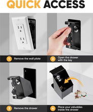 Load image into Gallery viewer, Smart Hidden Wall Safe with Removable Shelf – Secure &amp; Stylish Storage Solution