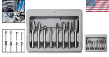Load image into Gallery viewer, High-Quality Carbide Burrs Set - 8 Double Cut Tools for Woodworking &amp; Metalwork