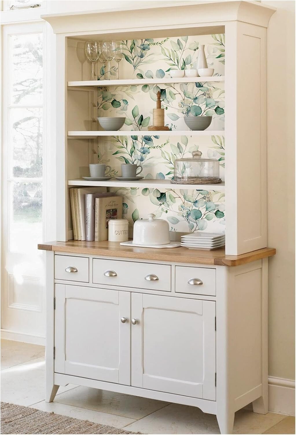 Transform Your Space with Eucalyptus Floral Peel and Stick Wallpaper 48.5 sq ft