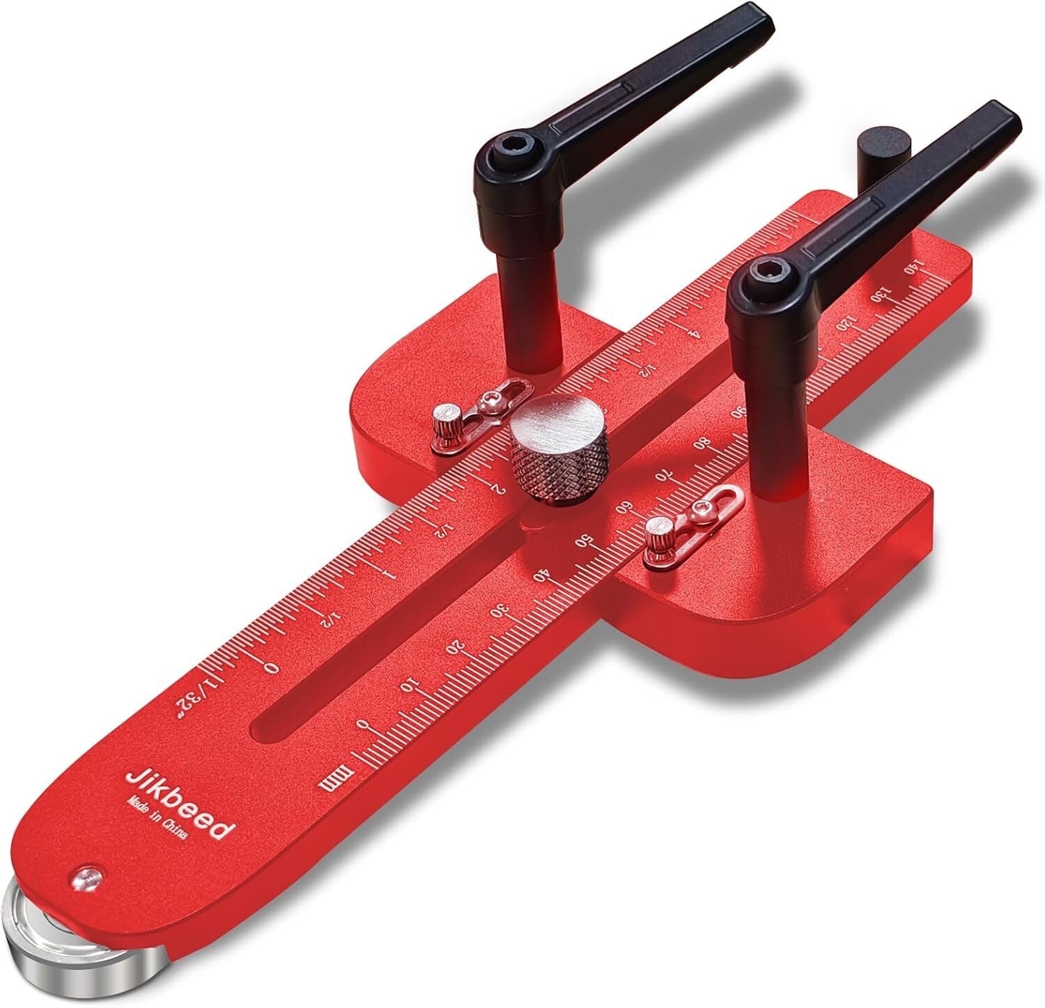 Durable Aluminum Thin Rip Jig for Table Saw - Laser-Engraved Precision Guide