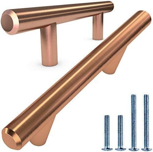 Durable 25-Pack Copper Bronze Pull Handles - 5 In Hole Center Mounting