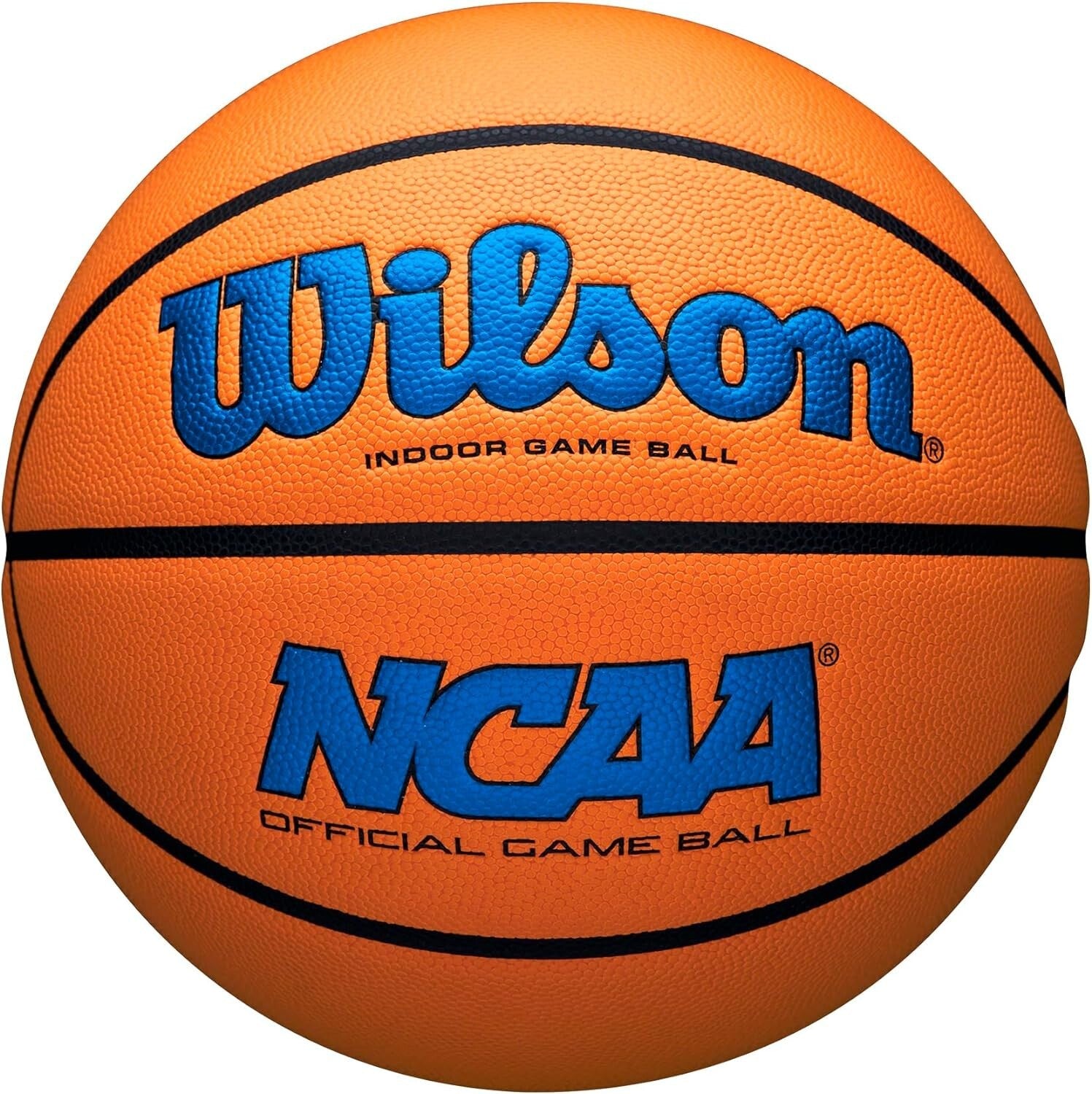 NCAA Official Indoor Basketball - Royal/Orange, Size 7, Unparalleled Performance