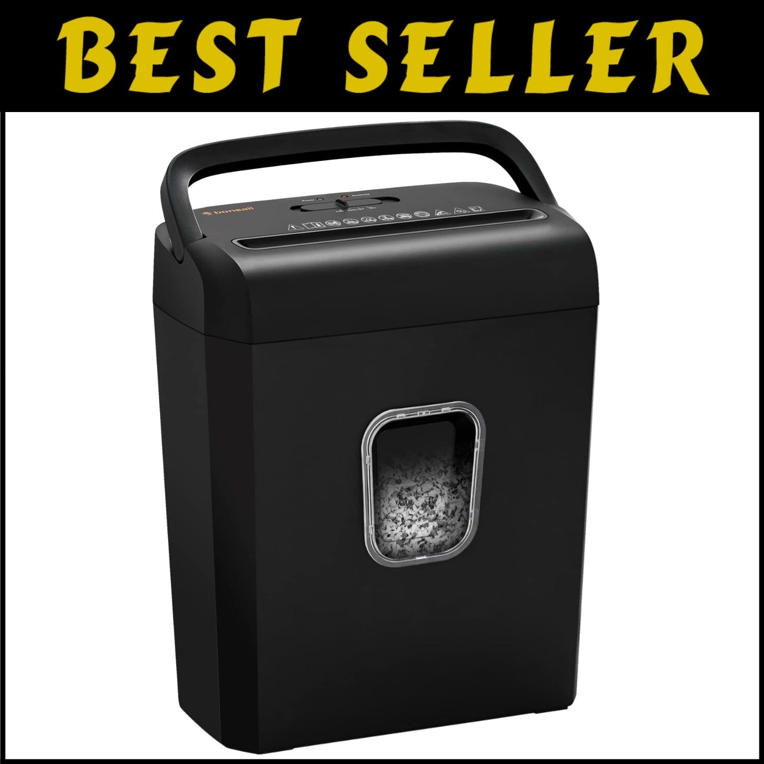 Portable Micro-Cut High-Security Paper Shredder - Easy to Use with Auto Features