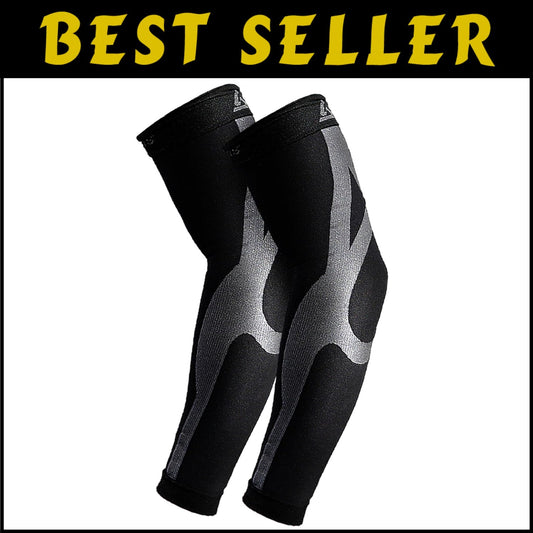 Versatile Graduated Compression Arm Sleeves 20-30mmHg for Performance & Recovery
