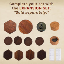 Load image into Gallery viewer, Black Walnut Miniature Paint Handle with Quick Locking Mechanism &amp; Carry Bag
