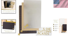 Load image into Gallery viewer, Empress Die Cutting &amp; Embossing Plates Set - Large 8.6 x 13.5 for Precision C...