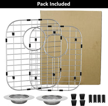 Load image into Gallery viewer, Multifunctional Stainless Steel Sink Rack Set - Draining Grids for Double Sinks