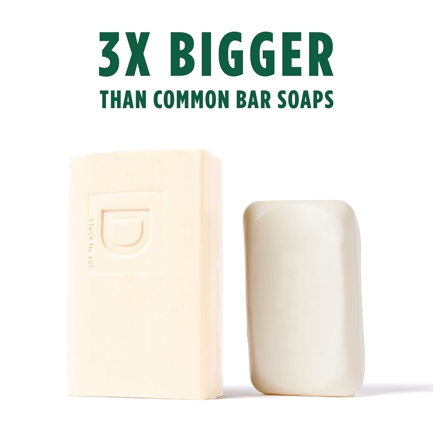 Long-Lasting 10oz Men's Soap Bar - Fresh Cut Pine Scent, Premium Quality