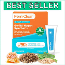 Load image into Gallery viewer, Fast-Acting Organic Ointment for Cold Sores &amp; Herpes Symptoms - 0.5 oz Tube