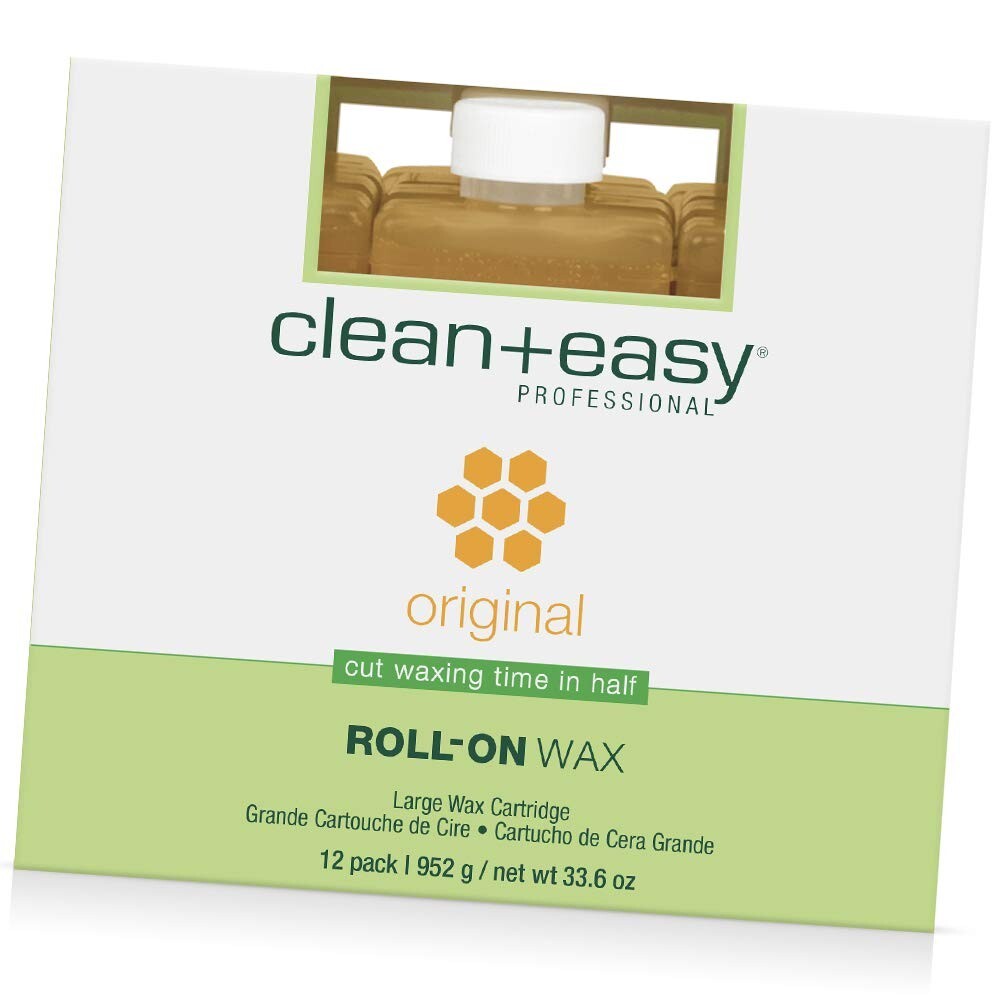 Convenient 12-Pack of Clean+Easy Wax Refills - Smooth Skin, Pain-Free Solution