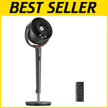 Load image into Gallery viewer, Quiet 42" Oscillating Standing Fan with DC Motor - 9 Speeds &amp; Remote Control
