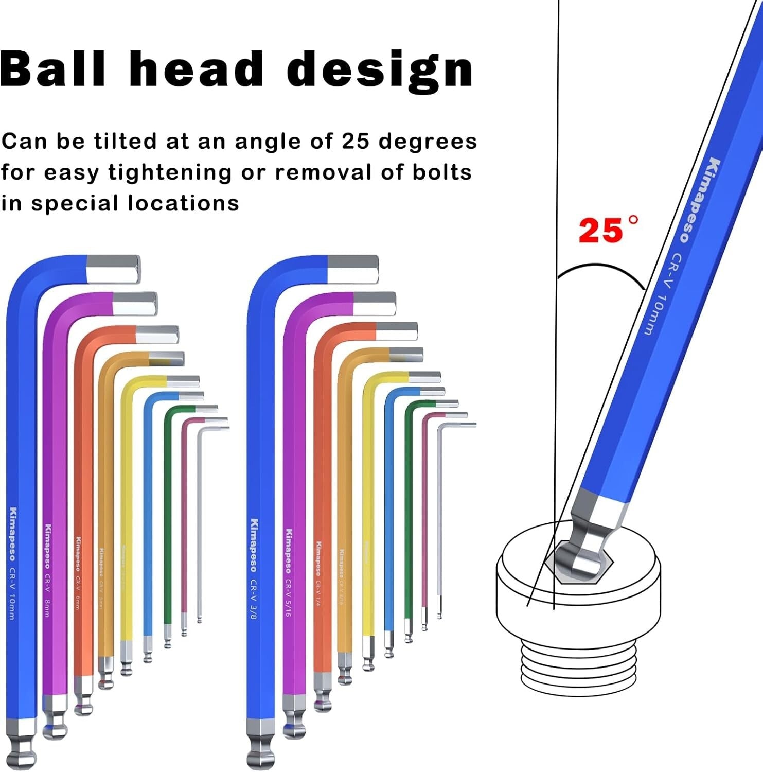 Durable and Organized 27 PCS Allen Wrench Set - Chrome Vanadium Steel Excellence