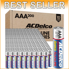 Load image into Gallery viewer, Bulk 200 AAA Batteries: 10-Year Shelf Life - Perfect for Reliable Power Needs
