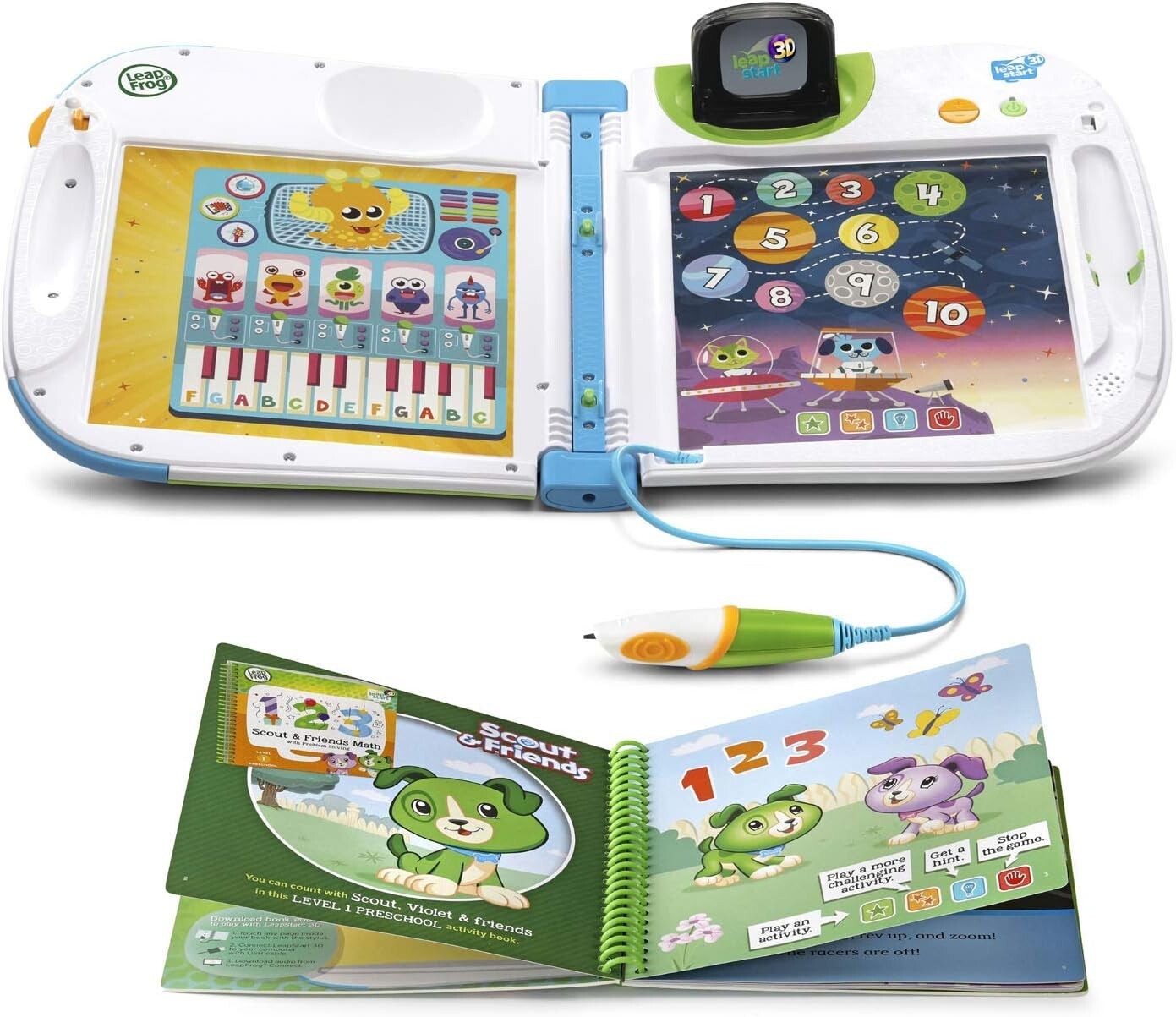 Engaging LeapStart 3D Learning System for Ages 2-7 - 700+ Activities in Green