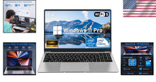 Load image into Gallery viewer, Portable 15.6'' Laptop with 8GB RAM, 256GB SSD &amp; Full HD Display - Sleek Design