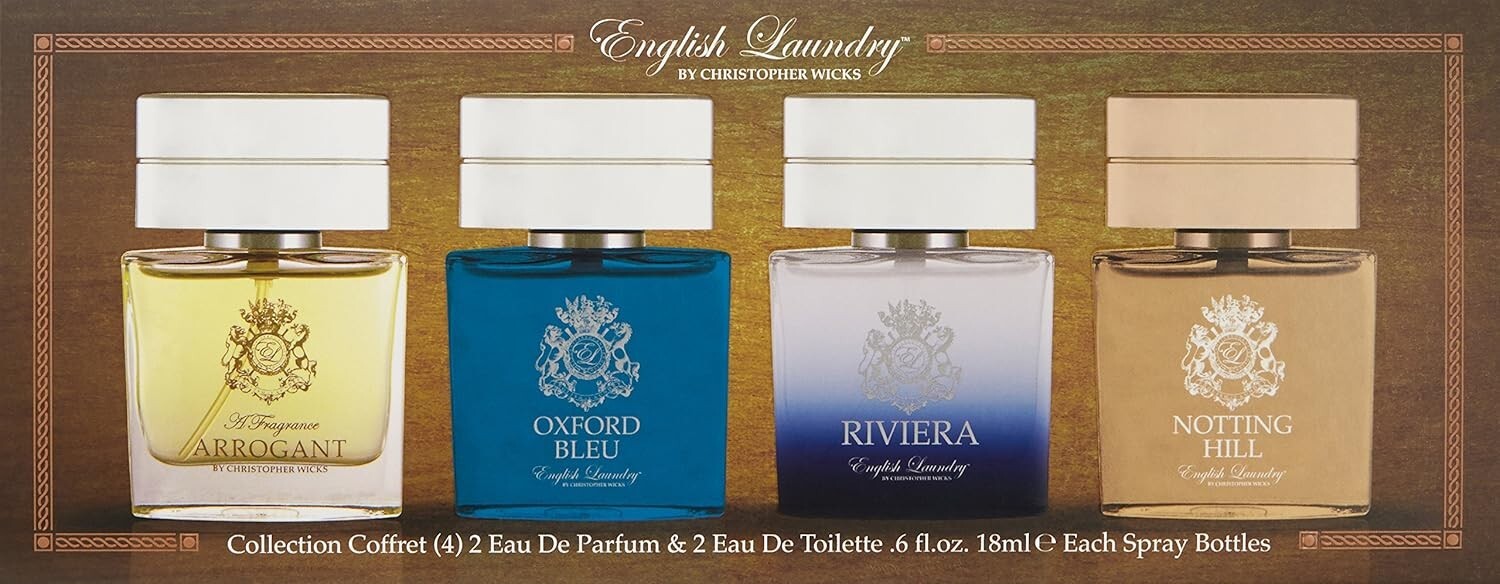 Men's 4-Piece Scent Collection – Travel-Friendly Bottles for Sophisticated Men