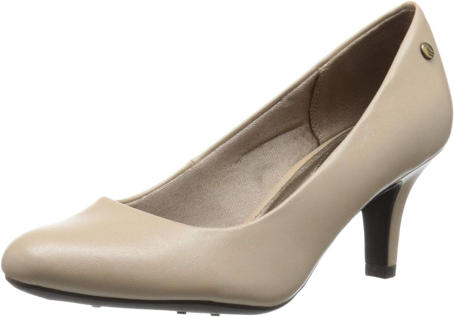 Comfortable 2.5" Taupe Women's Heels - Fashionable for Work or Weddings