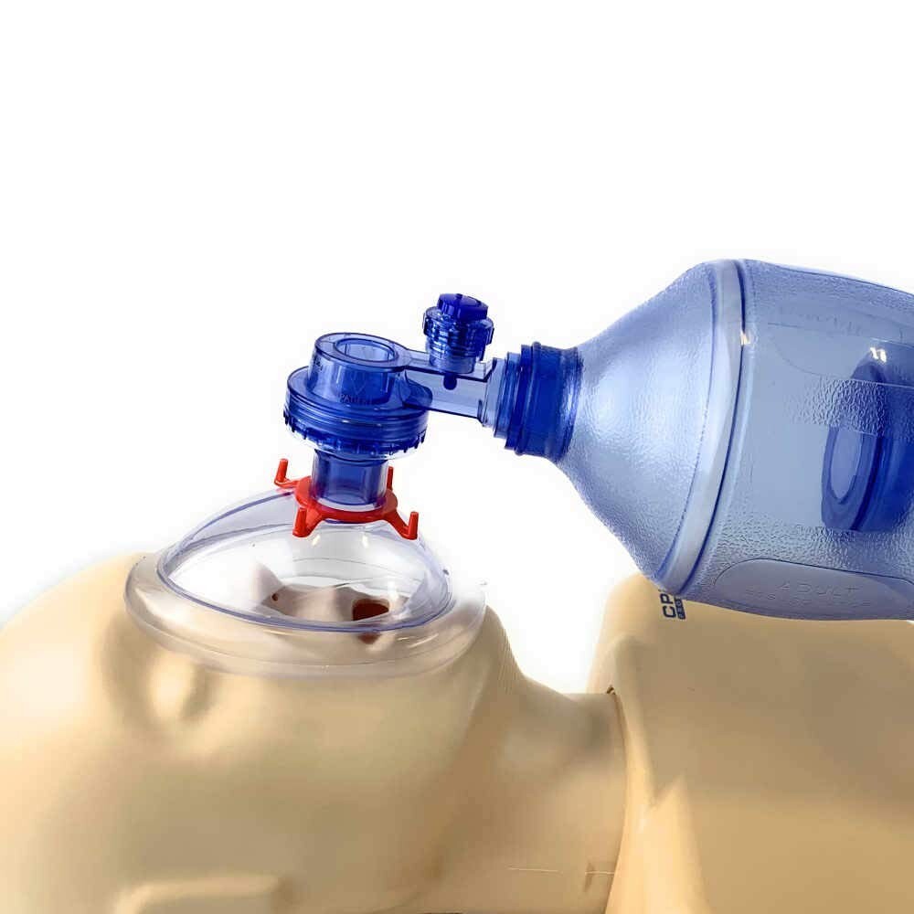 Portable CPR Training Bundle: Adult, Child, & Infant Masks with Reservoir Bag