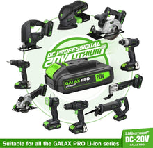 Load image into Gallery viewer, Compact 20V Cordless Drill and Impact Driver Combo with 11 Essential Accessories