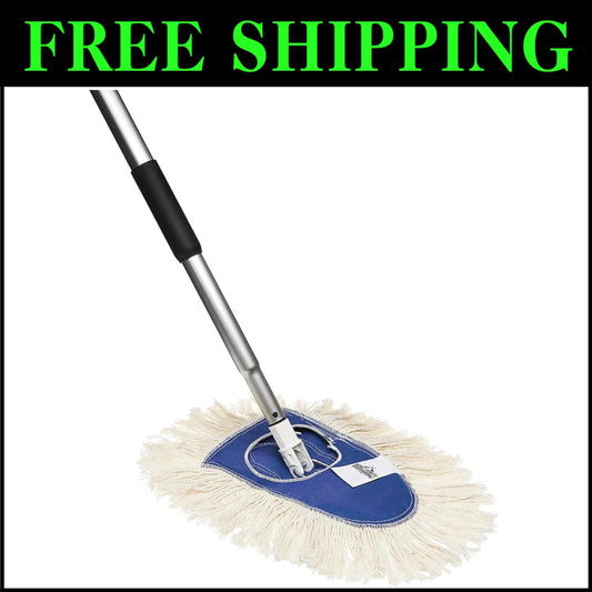 Versatile Heavy-Duty Dust Mop - Ideal for Hardwood Floors & Commercial Use