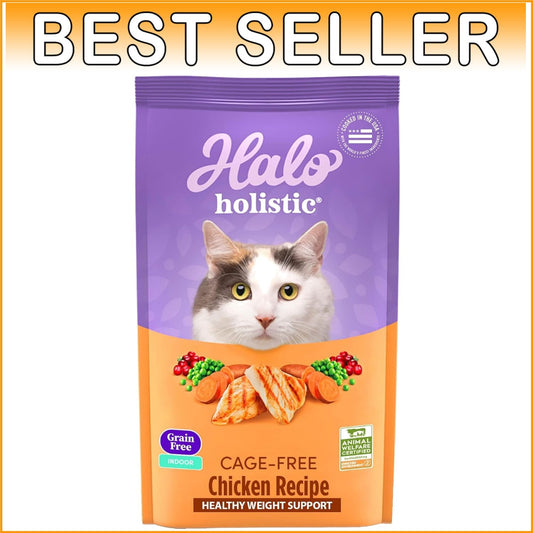 Premium Grain-Free Dry Cat Food with Added Vitamins - 10 lb for Optimal Health