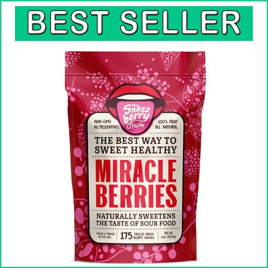 175 Premium Freeze-Dried Miracle Berries | A Fun Way to Cut Sugar and Cravings