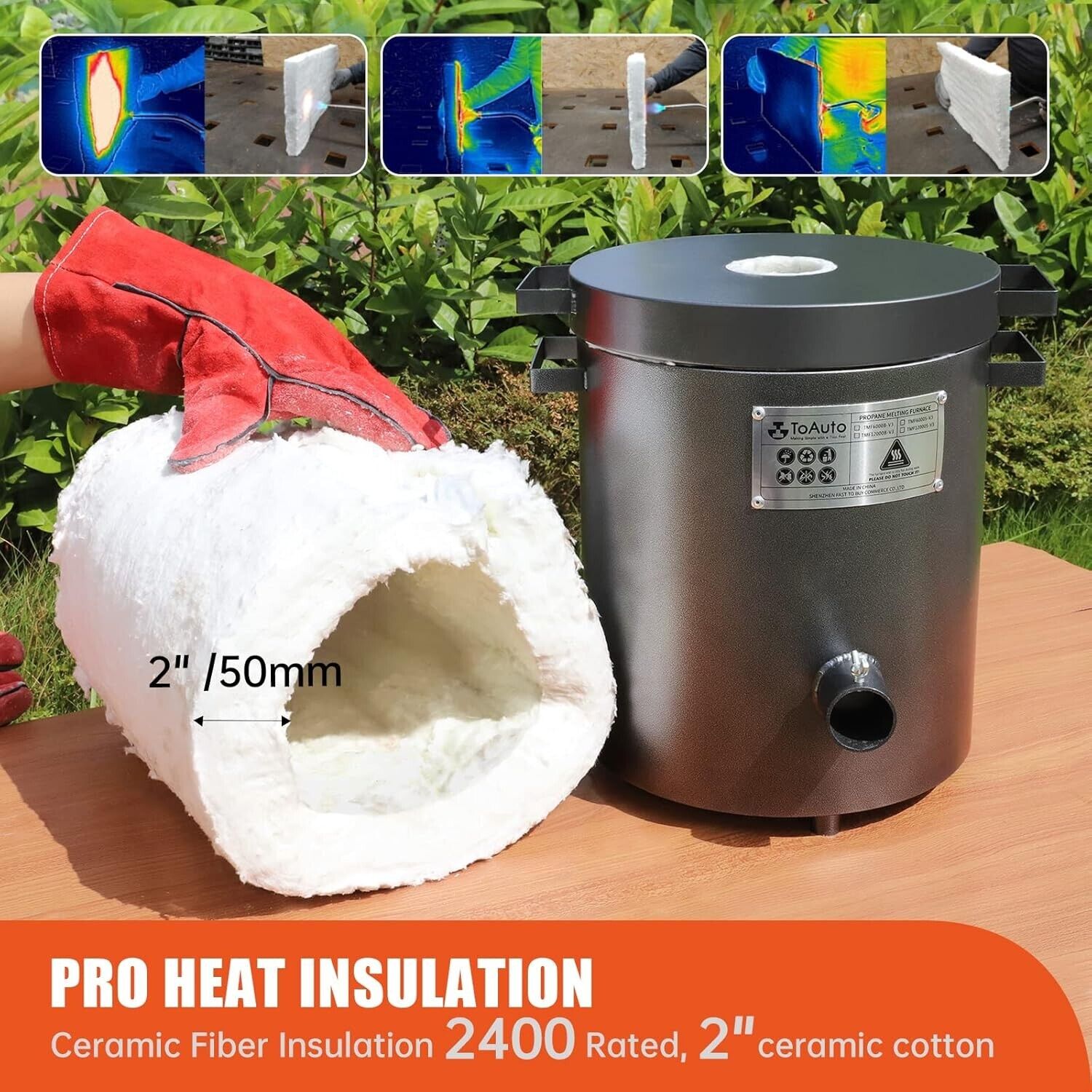 Complete V3 Propane Smelting Furnace Kit - Ideal for Hobbyists & Professionals