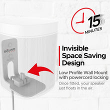 Load image into Gallery viewer, Invisible Sonos Wall Mount Bracket Twin Pack - Secure &amp; Stylish Speaker Support