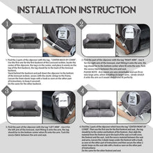 Load image into Gallery viewer, Non-Slip Soft Velvet Sofa Cover, 6-Piece Set for Extra Wide Reclining Loveseats