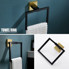 Load image into Gallery viewer, Modern Wall-Mounted 5-Piece Bathroom Accessories Set - Stylish and Durable