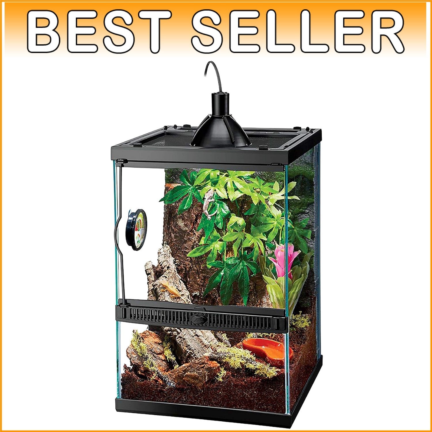 11 Gallon Glass Vertical Habitat Kit for Arboreal Reptiles & Amphibians