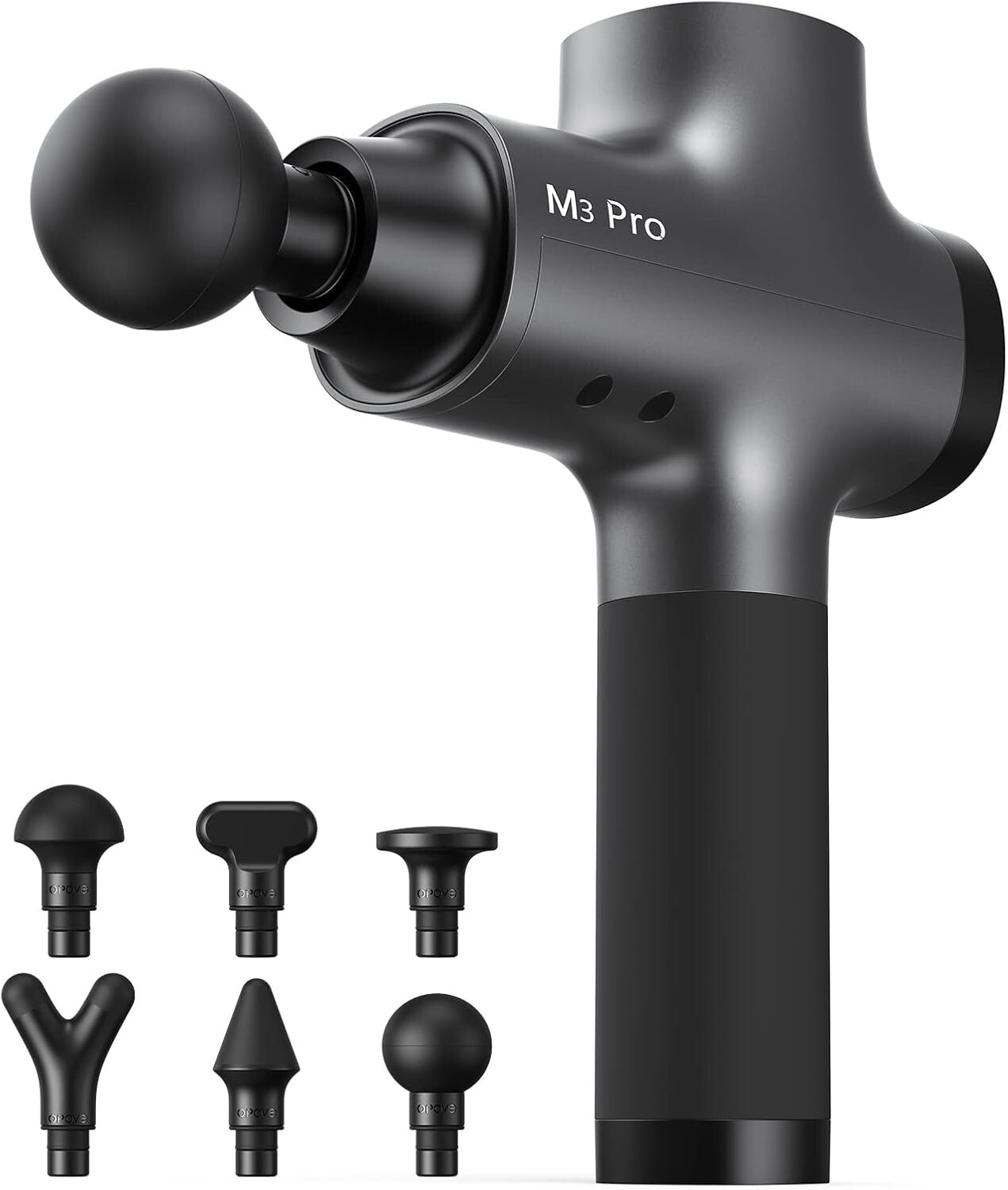 Deep Tissue Massage Gun with 70lbs Force & 30 Days Battery - Space Gray Design