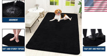 Load image into Gallery viewer, Versatile Absorbent Dog Mat 59x35 - Stylish Indoor Entryway Solution