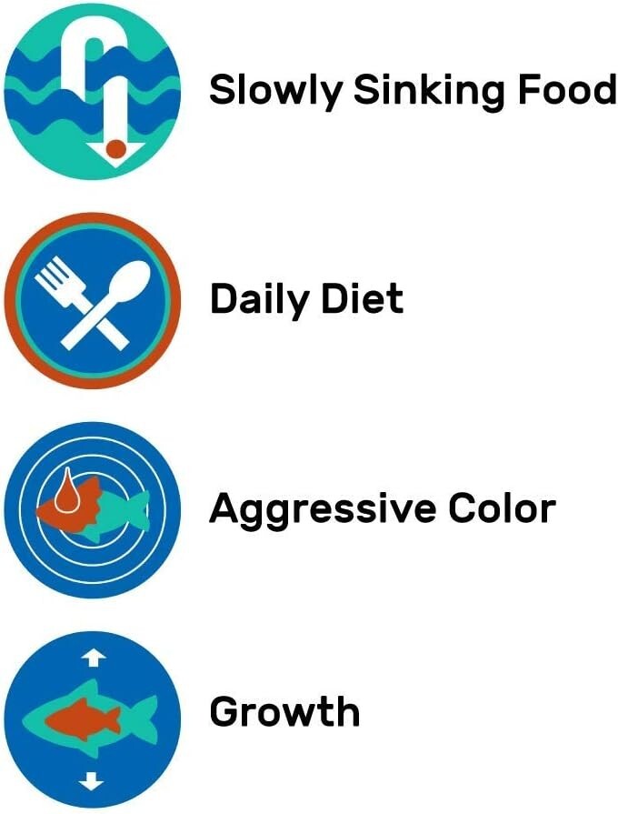 Hikari Vibra Bites 2.2 lb Tropical Fish Food - Color Enhancing Sticks