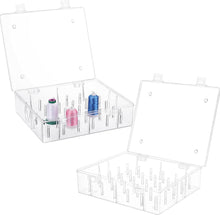 Load image into Gallery viewer, Superb Visibility Stackable Thread Storage Boxes - 2 Pack for Embroidery