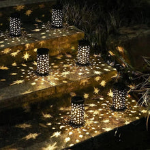 Load image into Gallery viewer, Elegant Solar Garden Lanterns – Art Deco Pathway Lights for Outdoor Decor