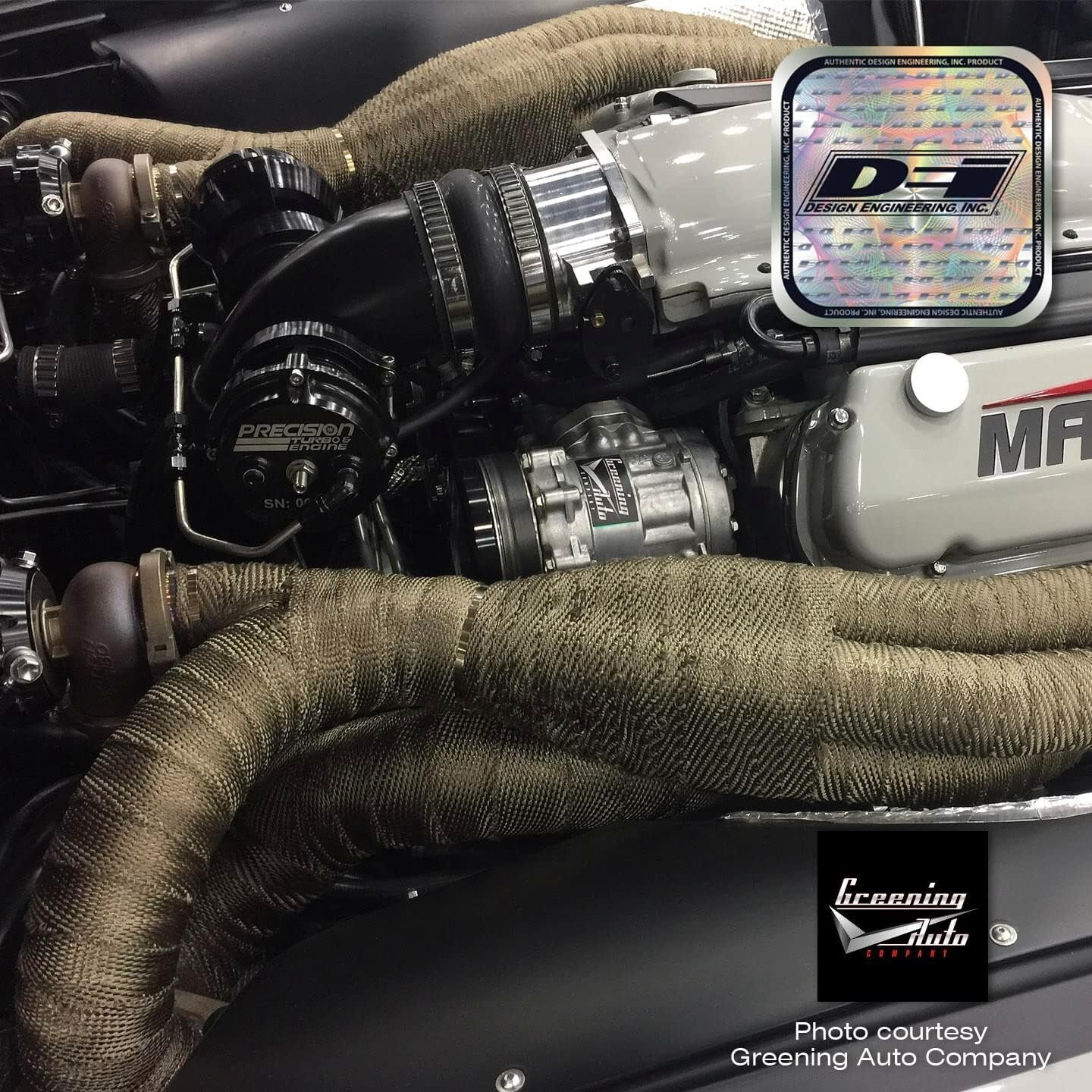 Pliable 50' Titanium Exhaust Wrap - Reduces Temperatures & Enhances Horsepower